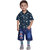 Kid Kupboard Cotton Baby Boys Shirt, Dark Blue, Half-Sleeves, 3-4 Years KIDS6731