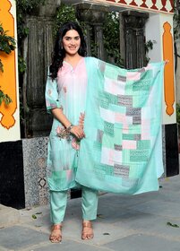 Lavesh Creations Kurti With Dupatta  Pent Set