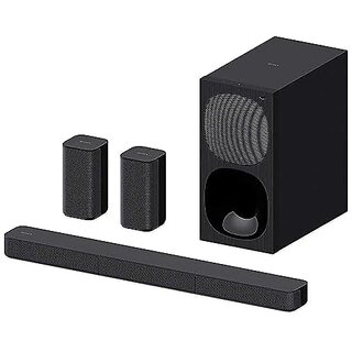 Sony HT-S20R Real 5.1ch Dolby Digital Soundbar for TV with subwoofer and Compact Rear Speakers 5.1ch Home Theatre System (400WBluetooth  USB Connectivity HDMI  Optical connectivity)