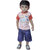 Kid Kupboard Cotton Baby Boys T-Shirt, Multicolor, Half-Sleeves, 2-3 Years KIDS6734