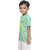 Kid Kupboard Cotton Boys T-Shirt, Light Green, Half-Sleeves, 6-7 Years KIDS6742