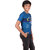 Kid Kupboard Cotton Boys T-Shirt, Blue, Half-Sleeves, 10-11 Years KIDS6744
