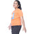 Kid Kupboard Cotton Girls T-Shirt, Orange, Half-Sleeves, 9-10 Years KIDS6757