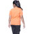 Kid Kupboard Cotton Girls T-Shirt, Orange, Half-Sleeves, 9-10 Years KIDS6757