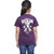 Kid Kupboard Cotton Girls T-Shirt, Dark Purple, Half-Sleeves, 6-7 Years KIDS6760