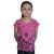 Kid Kupboard Cotton Girls T-Shirt, Pink, Half-Sleeves, 6-7 Years KIDS6768