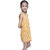 Kid Kupboard Cotton Girls A-Line Frock, Yellow, Sleeveless, 6-7 Years KIDS6776