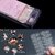 24 Pieces/Box Designed Press on Nails Square Shape Fake Nails 10 Sizes Nail Adhesives Included Full Cover Artificial Nails (A12 1 Box)