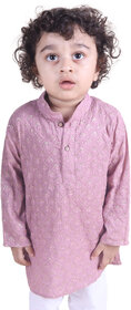 Kid Kupboard Cotton Baby Boys Kurta and Pyjama Set, Multicolor, Full-Sleeves, 3-4 Years KIDS6786
