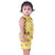 Kid Kupboard Cotton Baby Girls T-Shirt and Short Set, Yellow, Sleeveless, 2-3 Years KIDS6790