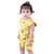 Kid Kupboard Cotton Baby Girls T-Shirt and Short Set, Yellow, Sleeveless, 2-3 Years KIDS6790