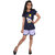 Kid Kupboard Cotton Girls T-Shirt and Short Set, Multicolor, Half-Sleeves, 9-10 Years KIDS6795