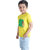 Kid Kupboard Cotton Boys T-Shirt, Yellow, Half-Sleeves, 6-7 Years KIDS6804