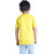 Kid Kupboard Cotton Boys T-Shirt, Yellow, Half-Sleeves, 6-7 Years KIDS6804