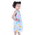 Kid Kupboard Cotton Girls A-Line Frock, Light Blue, Sleeveless, 6-7 Years KIDS6813