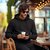 Fashlook Mens Black Solid Hooded Full Sleeve Sweatshirt