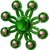 Large Blue Metal Spinner Toy  New Design Fidget Spinner for Stress Relief and Fun (Pack of 1)