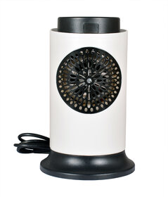 1000 Watt Black/White Portable Mini Room Blower  Compact and Efficient Air Circulator (Black/White)
