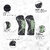 Eastern Club 1 Pair Knee cap Compression Support for Gym Running Cycling Sports Jogging Workout Pain Relief (Material: Nylon & Spandex, Color:Green, Black)