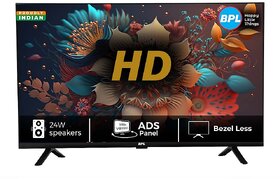 BPL 80 cm (32 inches) HD Linux Lite Smart TV, 32H-E2304, Black