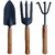Minha Gardening Tools, Garden Tools, (Trowel, Hand Cultivator, Garden Fork), Home Gardening Tools