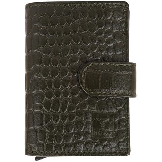 WILD HOOK Mens Card Swipe Wallet with RFID Blocking