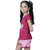 Kid Kupboard Cotton Girls T-Shirt and Short Set, Multicolor, Half-Sleeves, 7-8 Years KIDS6831