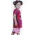 Kid Kupboard Cotton Girls T-Shirt and Short Set, Multicolor, Half-Sleeves, 5-6 Years KIDS6832