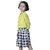 Kid Kupboard Cotton Girls Top and Skirt Set, Multicolor, Full-Sleeves, 7-8 Years KIDS6833