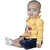 Kid Kupboard Cotton Baby Boys T-Shirt, Yellow, Full-Sleeves, 9-12 Months KIDS6841