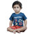 Kid Kupboard Cotton Baby Boys T-Shirt, Blue, Half-Sleeves, 12-18 Months KIDS6842