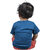 Kid Kupboard Cotton Baby Boys T-Shirt, Blue, Half-Sleeves, 12-18 Months KIDS6842