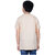 Kid Kupboard Cotton Boys T-Shirt, Beige, Half-Sleeves, 8-9 Years KIDS6844