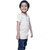 Kid Kupboard Cotton Boys T-Shirt, White, Half-Sleeves, 6-7 Years KIDS6845