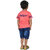 Kid Kupboard Cotton Boys T-Shirt, Pink, Half-Sleeves, 6-7 Years KIDS6846