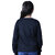 Kid Kupboard Cotton Girls Sweatshirt, Dark Blue, Full-Sleeves, 8-9 Years KIDS6869