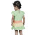 Kid Kupboard Cotton Baby Girls A-Line Frock, Light Green, Half-Sleeves, 3-4 Years KIDS6877