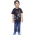 Kid Kupboard Cotton Baby Boys T-Shirt, Dark Black, Half-Sleeves, 3-4 Years KIDS6902