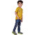 Kid Kupboard Cotton Boys T-Shirt, Dark Yellow, Half-Sleeves, 6-7 Years KIDS6903