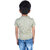 Kid Kupboard Cotton Boys T-Shirt, Light Grey, Half-Sleeves, 6-7 Years KIDS6907