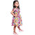 Kid Kupboard Cotton Baby Girls A-Line Frock, Multicolor, Sleeveless, 4-5 Years KIDS6935