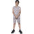 Kid Kupboard Cotton Boys T-Shirt and Short Set, Light Grey, Sleeveless, 9-10 Years KIDS6885