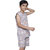 Kid Kupboard Cotton Boys T-Shirt and Short Set, Light Grey, Sleeveless, 9-10 Years KIDS6885