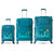 Salsa Plus 58 cm, 68cm  78cm - Soft Luggage Trolley Bags Combo Set 3 - Soft Spinner Wheels Cabin and  Check-In Size Tro