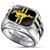 Luxury Wild Horse Ford Mustang Exquisite 925 Sterling Silver Mens Fashion Jewelry Punk Band Bikers Ring