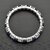 Simple 925 Sterling Silver Women Ring Fashion Blue and White Sapphire Wedding Engagement Party Jewelry Rings for Women