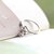 S925 silver small water droplets ring size adjustable Gift For Love