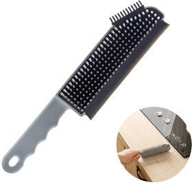 Citaaz 3 in 1 Multi-Functional Cleaning Brush Silicone 3 in 1 Mesh Cleaning Brush Scrubber Brush Wash Basin Cleaning Brush