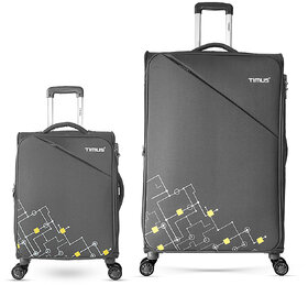 Timus Flash Plus Stylish Check-in Travel Combo Set 58 cm  78 cm Trolley luggage. Expandable Cabin  Check-in