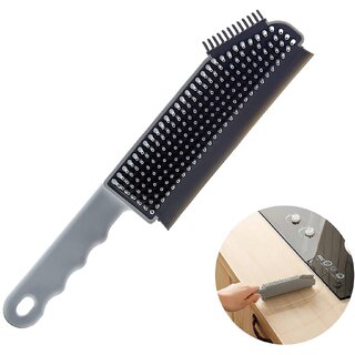 Citaaz 3 in 1 Multi-Functional Cleaning Brush Silicone 3 in 1 Mesh Cleaning Brush Scrubber Brush Wash Basin Cleaning Brush